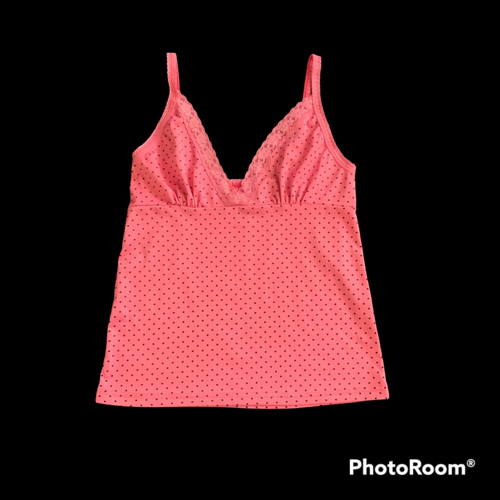 Polka dot slip top